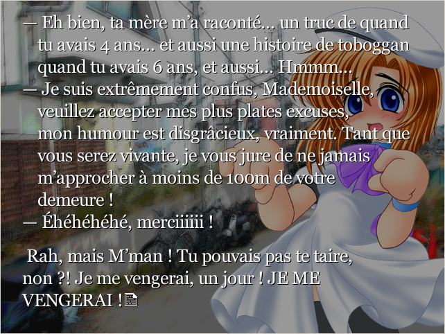 "Personne ne peut prouver que l'incident des nouilles c'était moi!" "Personne ne peut prouver que l'incident des nouilles c'était moi!"